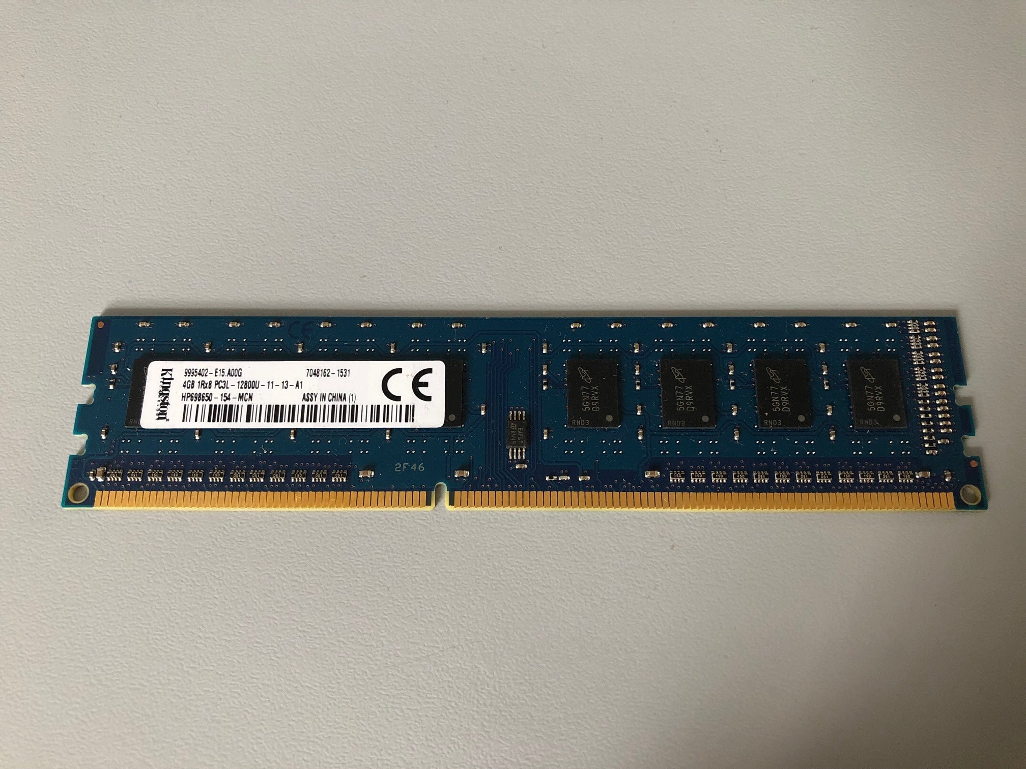 HP698650-154-MCN 4GB DDR3 SDRAM memory