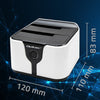 Qoltec HDD SSD 2.5" 3.5" docking station | SATA III | USB 3.0 | Super speed 5Gb/s | with Clonning function