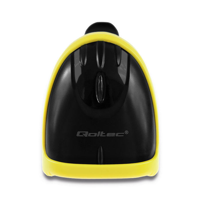 Qoltec Laser scanner 1D | 2D | USB | Black