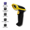 Qoltec Wireless laser scanner 1D | 2.4GHz