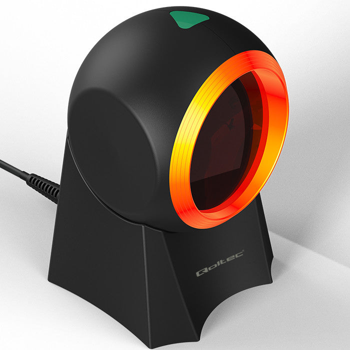 Qoltec Wired desktop barcode scanner 1D | 2D