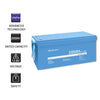 Qoltec LiFePO4 lithium iron phosphate battery | 12.8V | 200Ah | 2560Wh | BMS