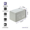 Qoltec AGM battery | 12V | 14Ah | Maintenance-free | Efficient| LongLife | for UPS, security