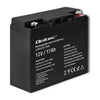 Qoltec AGM battery | 12V | 17Ah | Maintenance-free | Efficient| LongLife | for UPS, scooter