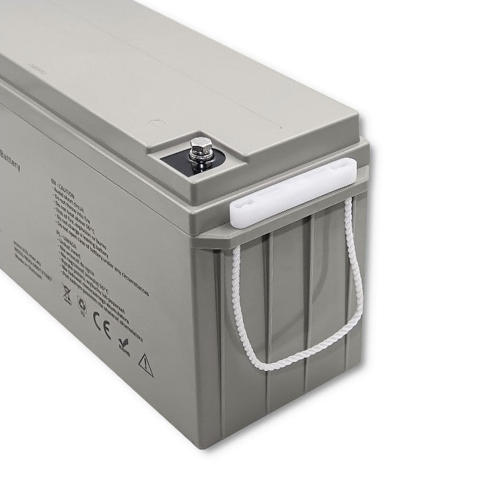 Qoltec AGM battery | 12V | 150Ah | 40.1kg | Maintenance-free | Strong | LongLife | for UPS, RV, boat, heater