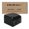 Qoltec AGM battery | 12V | 24Ah | Maintenance-free | Efficient| LongLife | for UPS, scooter