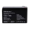Qoltec AGM battery | 12V | 7Ah | Maintenance-free | Efficient| LongLife | for UPS, security