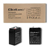Qoltec AGM battery | 6V | 4.5Ah | Maintenance-free | Efficient| LongLife | for UPS, scale, cash register