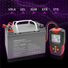 Qoltec LCD digital battery tester | 12V | 24V | 3Ah-200Ah