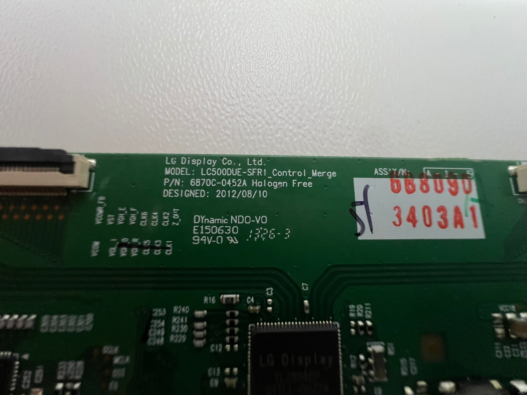 6870C-0452A t-con for LG 42LN5200