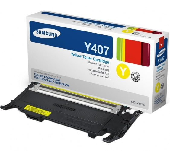 Samsung CLT-Y4072S (SU472A) Toner Cartridge, Yellow