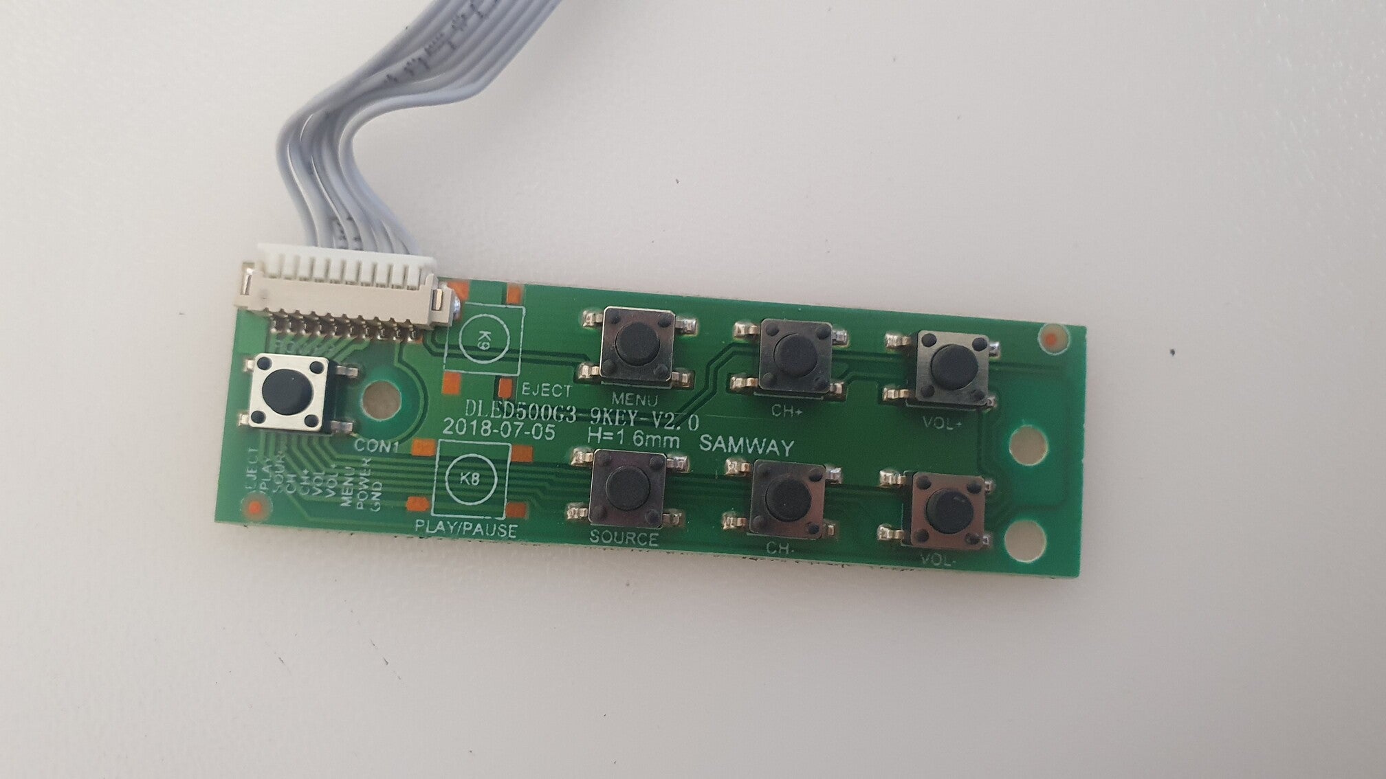 IR Sensor and Button DLED315M2-IR-V2.1 DLED500G3-9KEY-V2.0 for TD Systems K32DLM10H