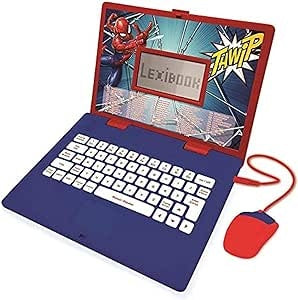 Ecost Customer Return Lexibook JC598SPi3 Spider-Man Bilingual Laptop for Educational Purposes