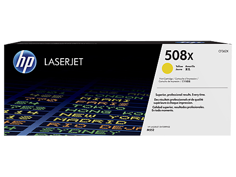 HP No.508X (CF362X) Toner Cartridge, Yellow