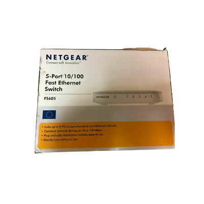 Netgear 5-port 10/100 switch FS605