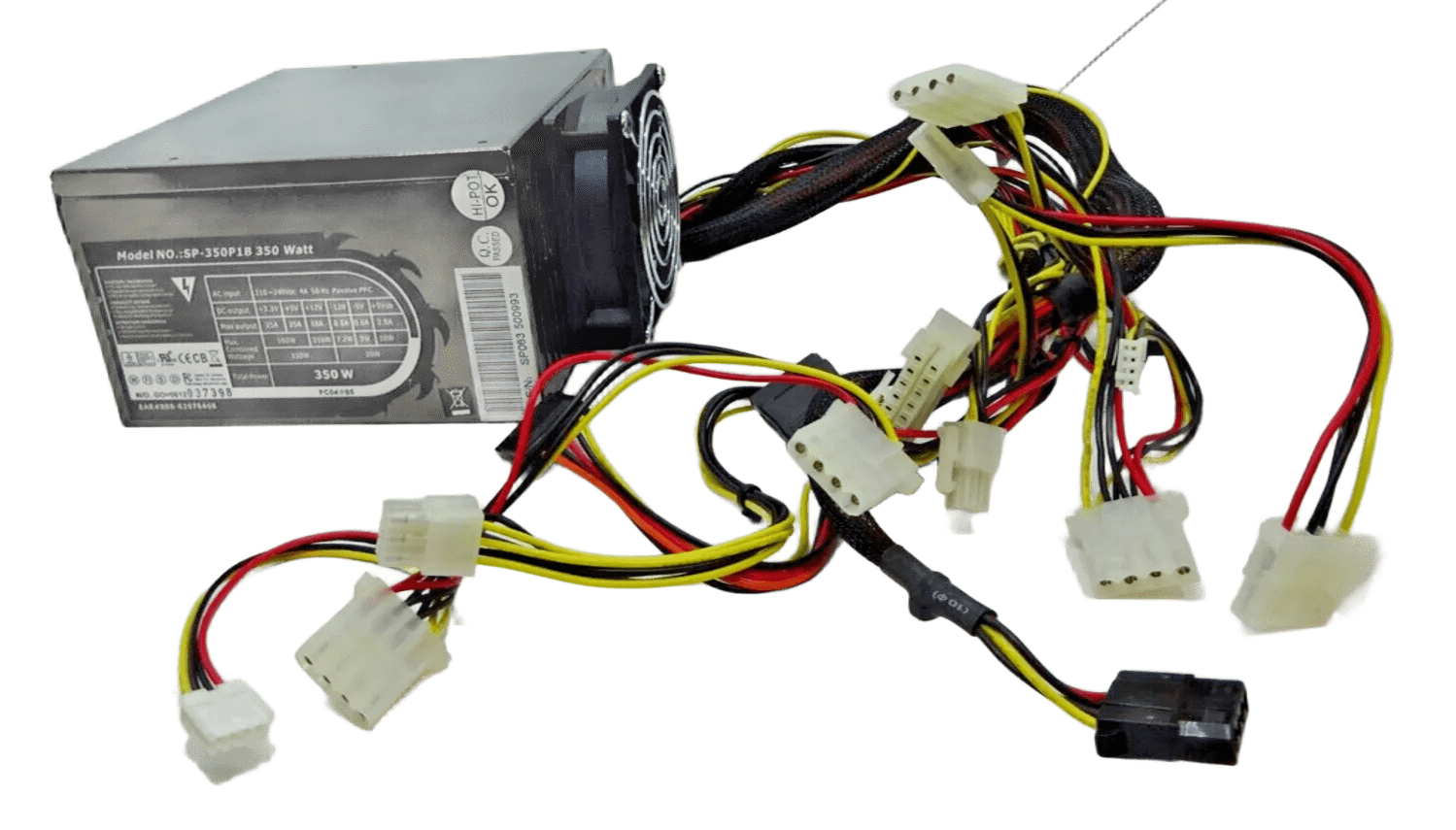 Silver SP-350P1B 350w ATX Power Supply