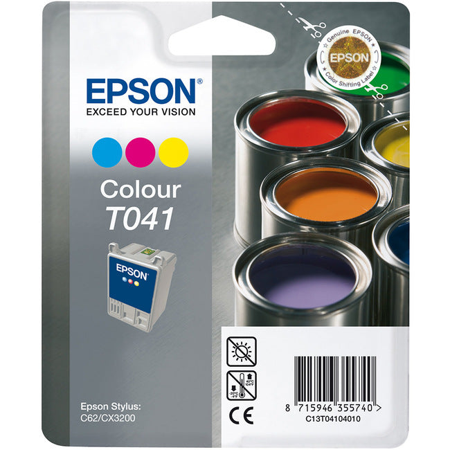 Epson T041 Color Ink Cartridge C13T04104010