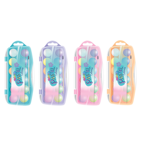 Colorino Pastel Water colours 12 colours