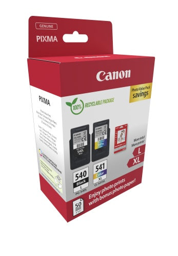 Canon PG-540L/CL-541XL (5224B012) Photo value pack Ink Cartridge Multipack, BK/CMY