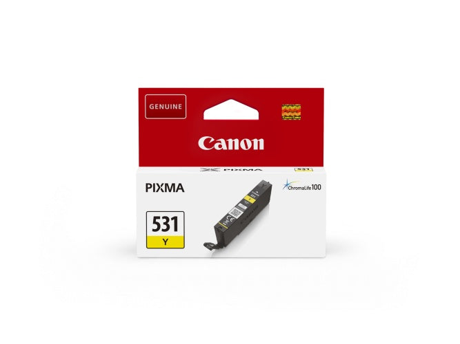 Canon CLI-531Y (6121C001) Ink Cartridge, Yellow