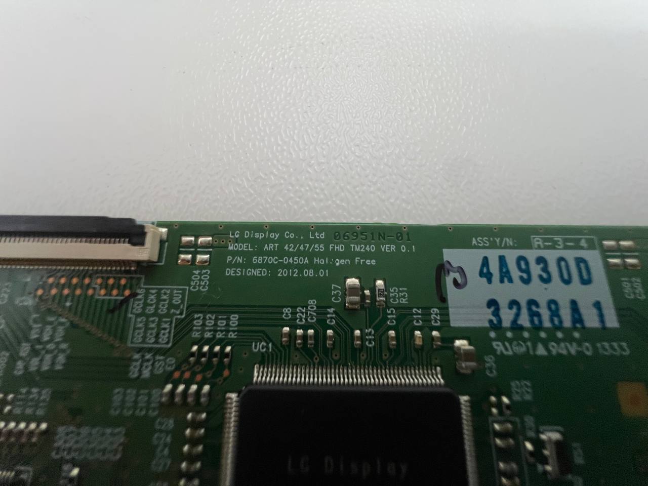 6870C-0450A t-con board for Philips 42PFL6008S/12
