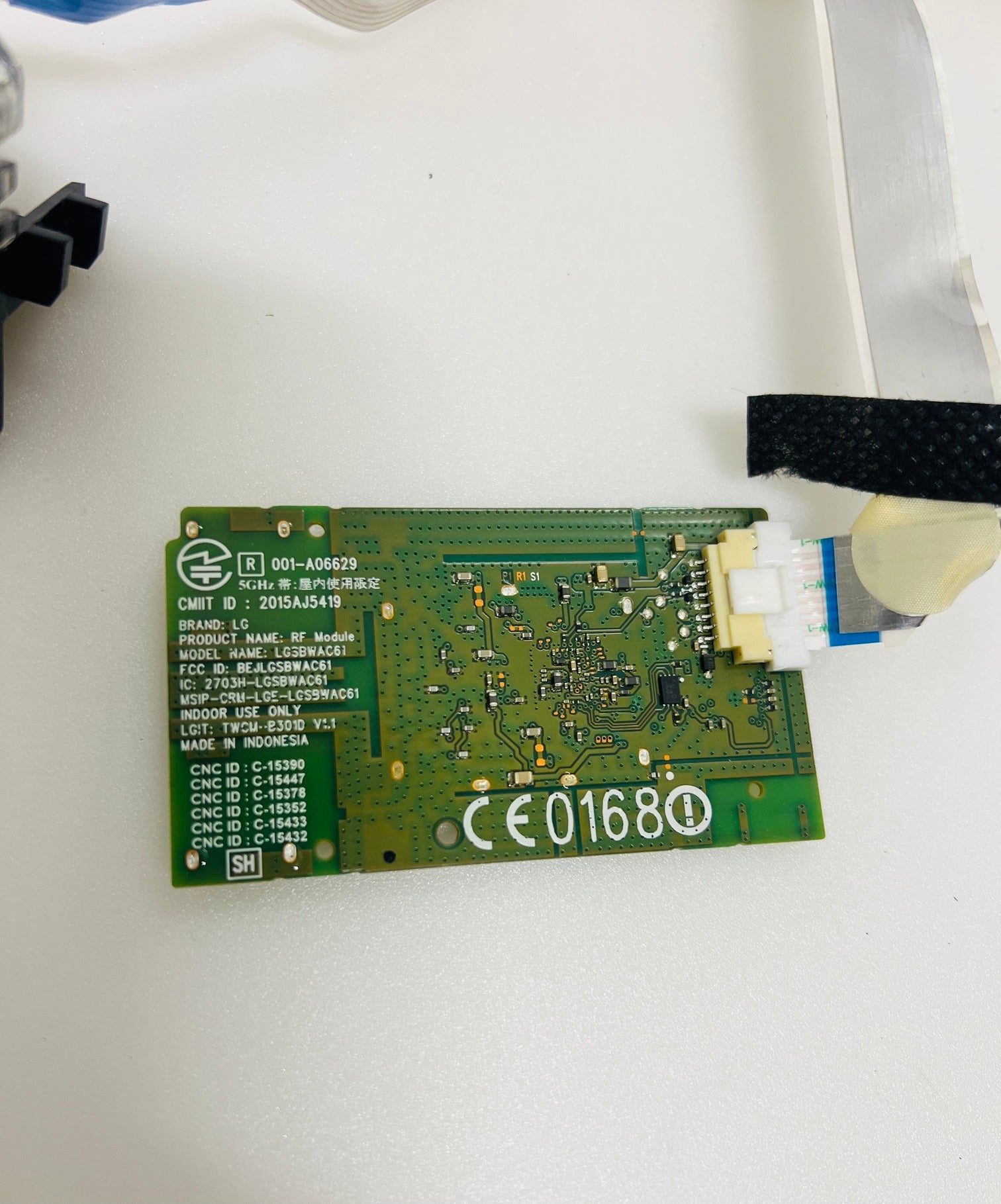 LGSBWAC61 Wifi module and EBR81960502 button for LG 55UH850V