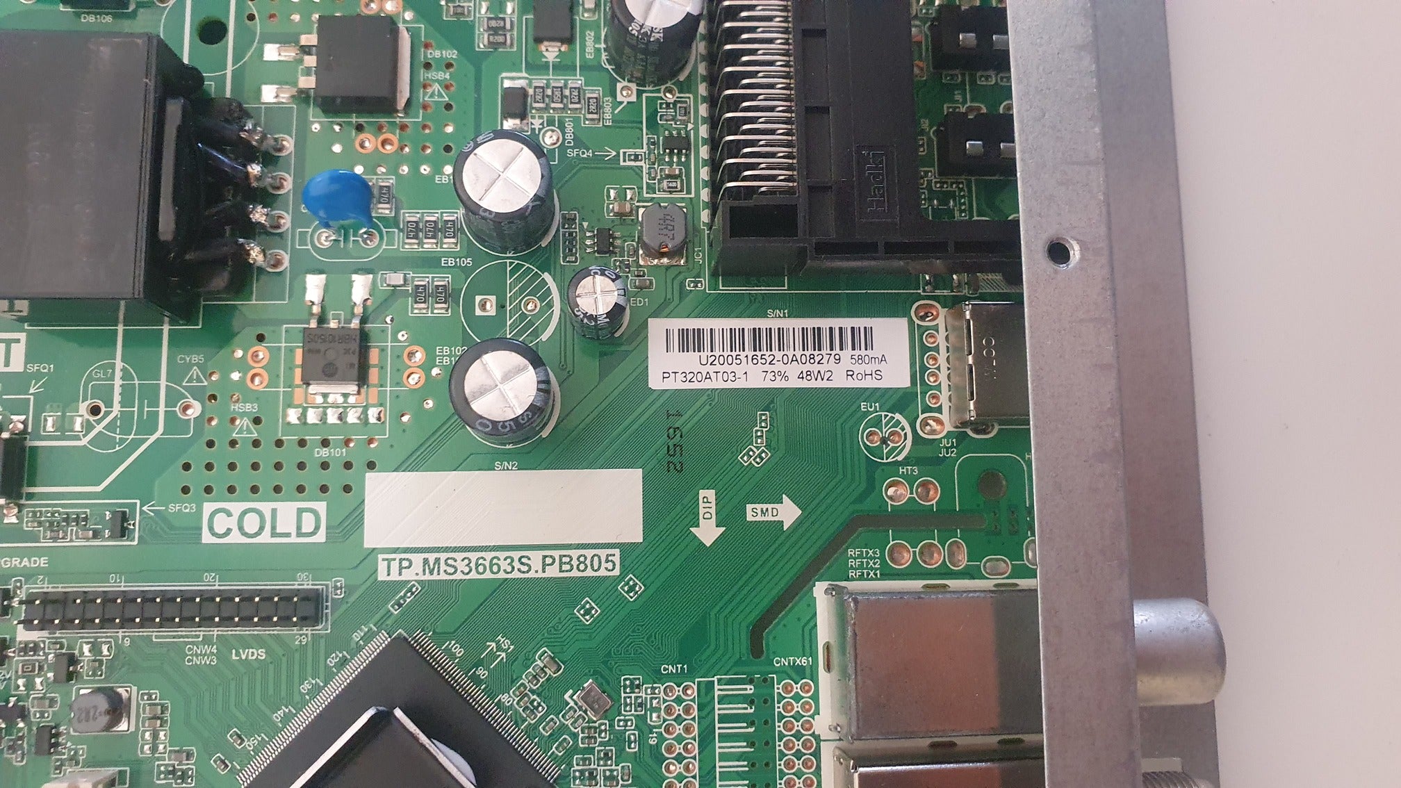 Main Board TP.MS3663S.PB805 for TD Systems K32DLM10H