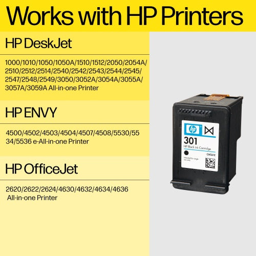 HP 301 (N9J72AE) Ink Cartridge Multipack, BK/CMY (SPEC)