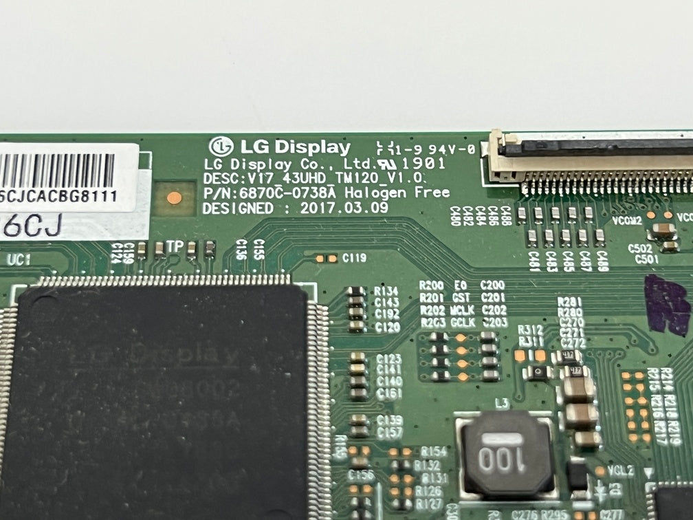 Finlux FIN43UTV760BK - T-con 6870C-0738A