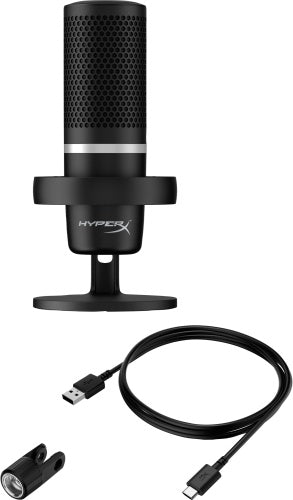 HyperX DuoCast Microphone USB-C, 3.5mm jack, RGB Lighting, Black