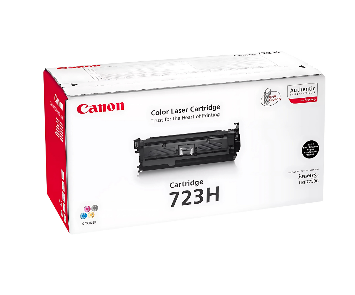 OEM Canon 723H High-Yield Black Toner Cartridge (2645B002)