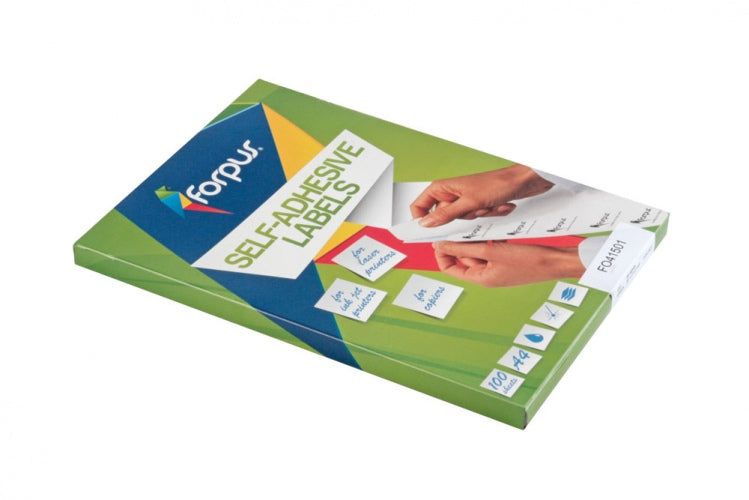 Ddhesive labels Forpus, A4, White, 63.5x38.1 mm, (21) (100)  0707-018