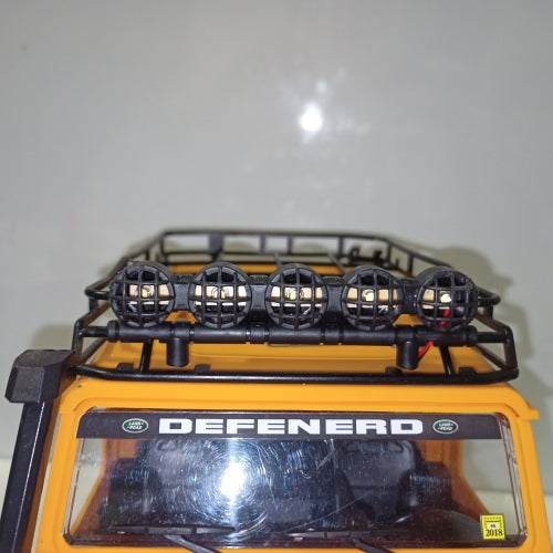 Ecost Customer Return Amewi 22565 D90X12 Landrover Scale Crawler Licensed 4WD 1:12 RTR, Yellow
