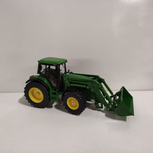 Ecost Customer Return John Deere tractor with front loader, scale 1:32, metal/plastic