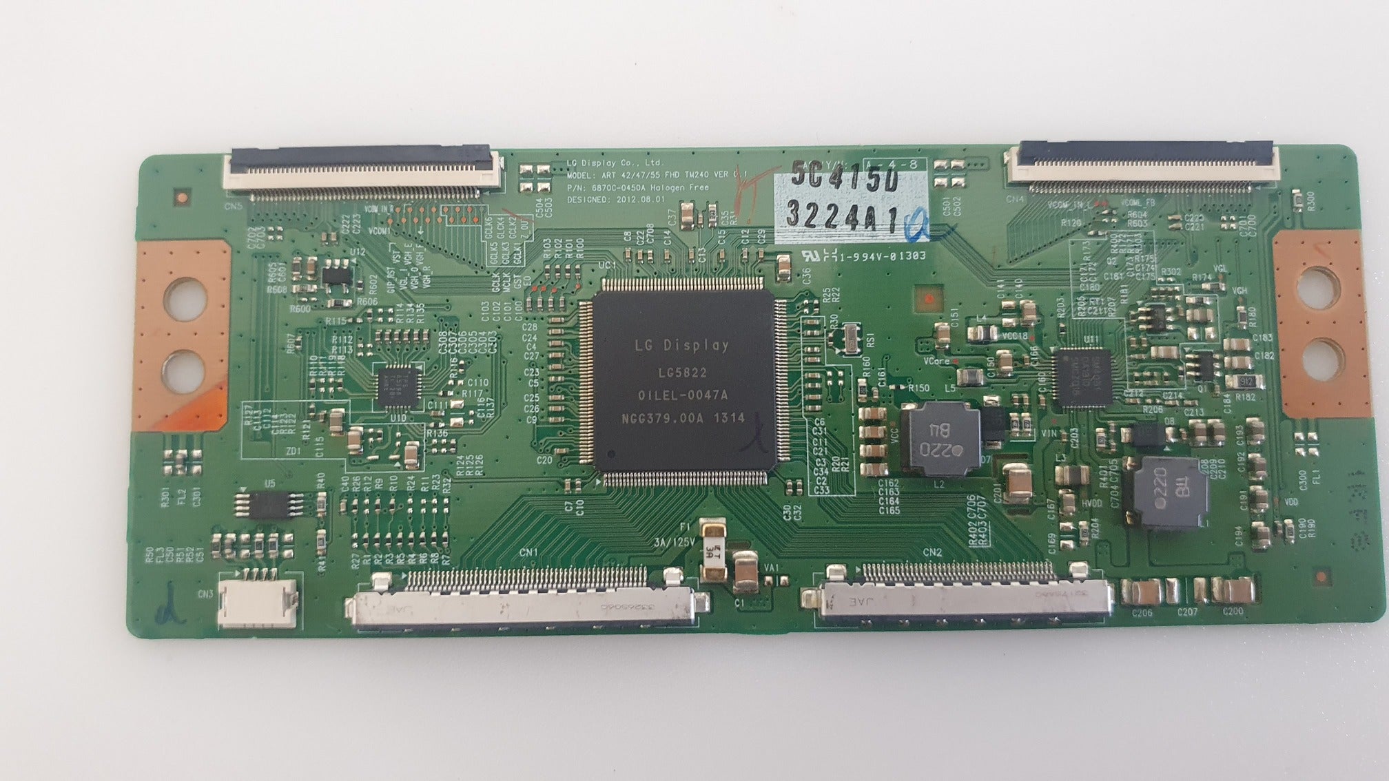 6870C-0450A T-con ART 42/47/55 FHD TM240 VER 0.1 for Philips 55PFL6678S/12