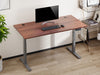 Adjustable Height Table Up Up Thor Gray, Table top L Dark Walnut