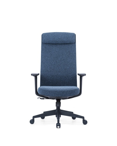 Up Up Ankara ergonomic office chair Black, Blue fabric