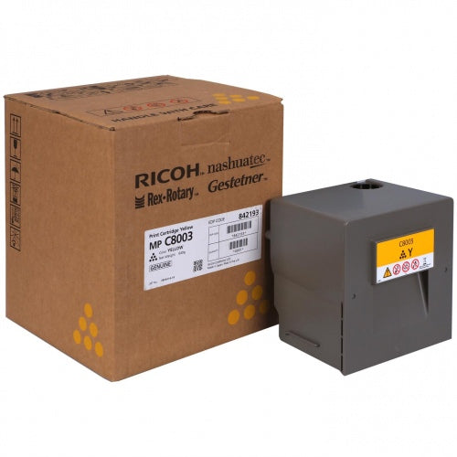 Ricoh MP C8003 (842193) Toner Cartridge, Yellow