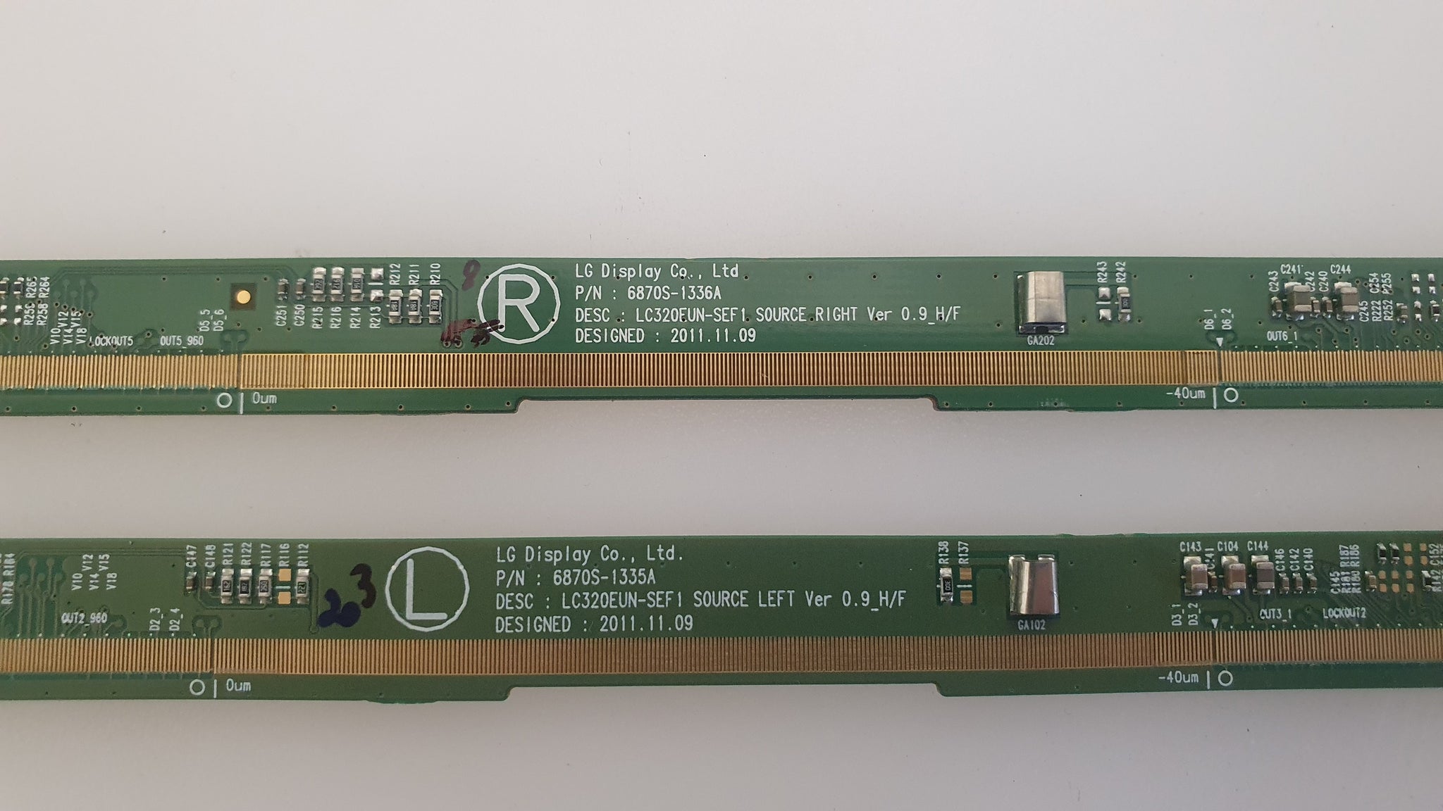 6870S-1336A 6870S-1335A matrix buffer boards for Philips 32PFL4007T/12