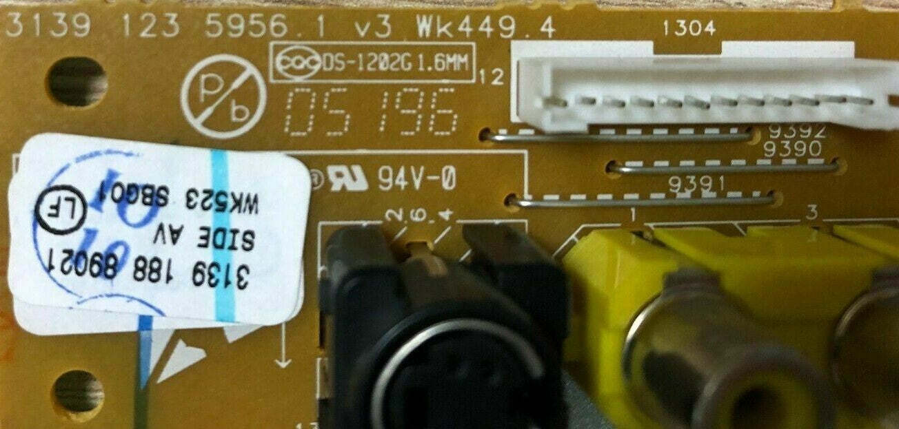 3139 188 89021 Side Jack AV Input
