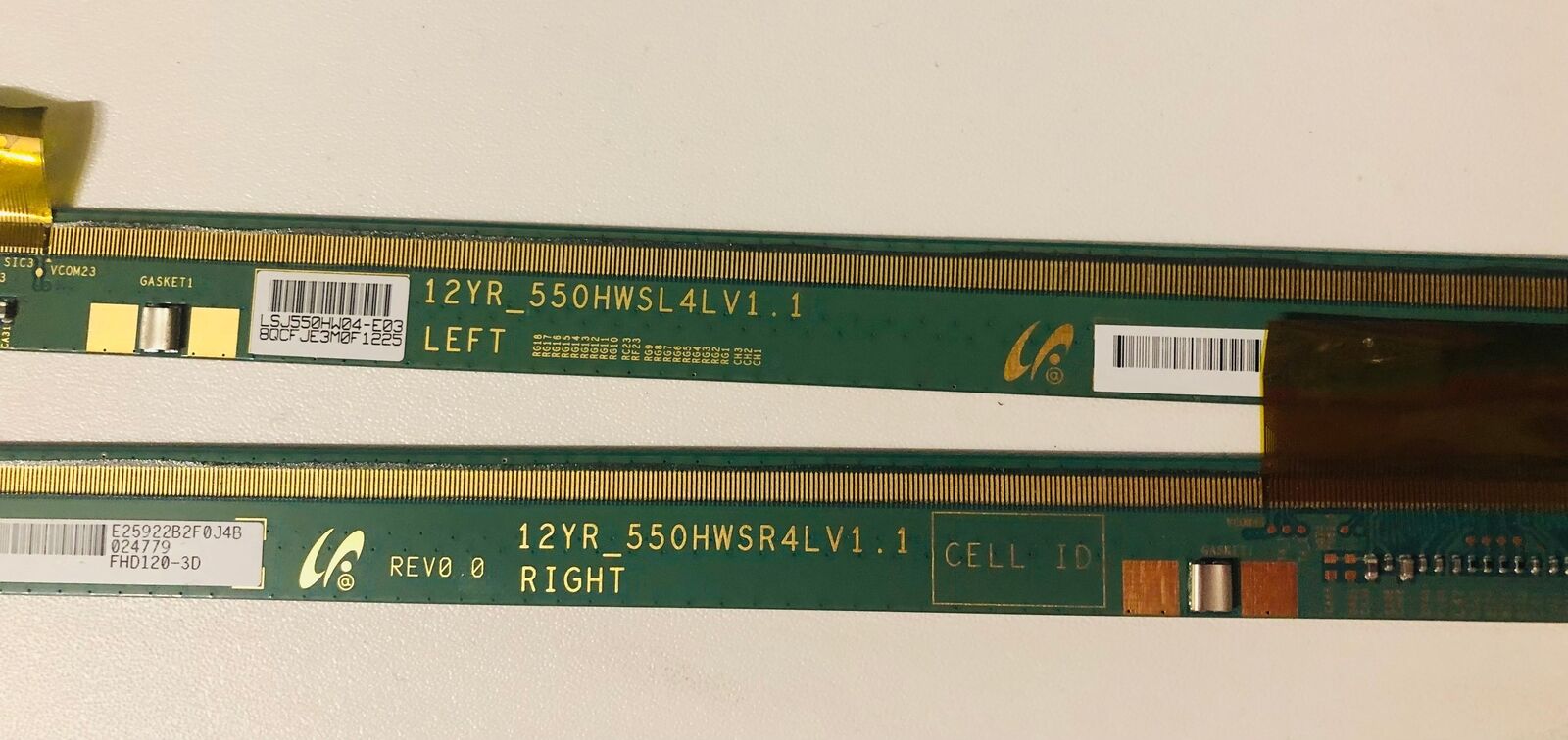 SAMSUNG UE55ES6805U - 12YR_550HWSL4LV1.1 12YR_550HWSR4LV1.1 LCD PANEL PCB