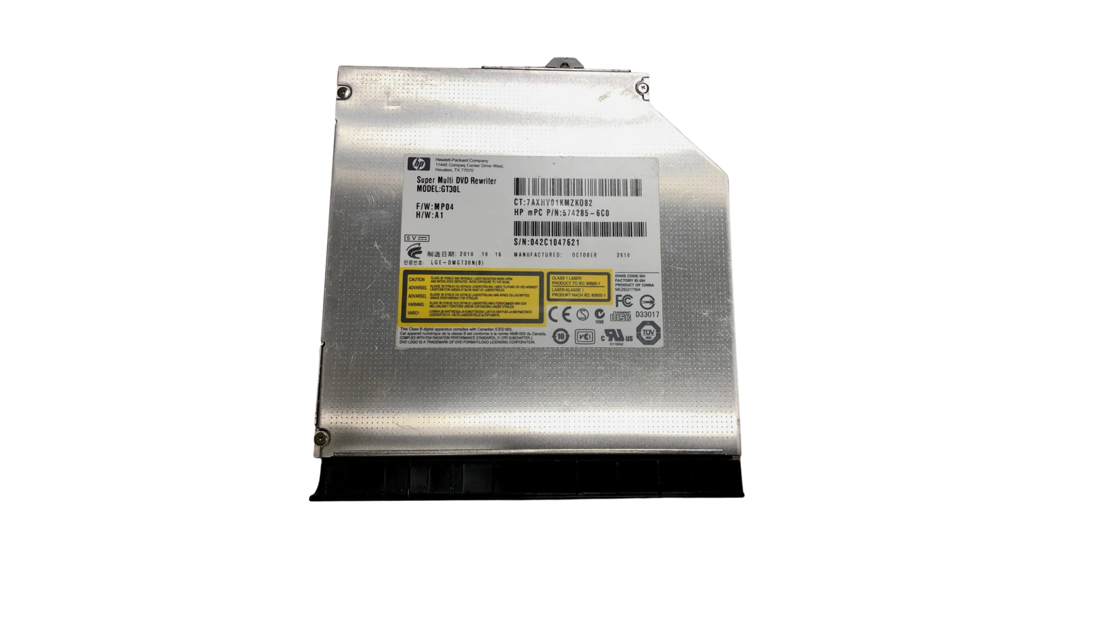 HP DVD RW Optical Drive GT30L