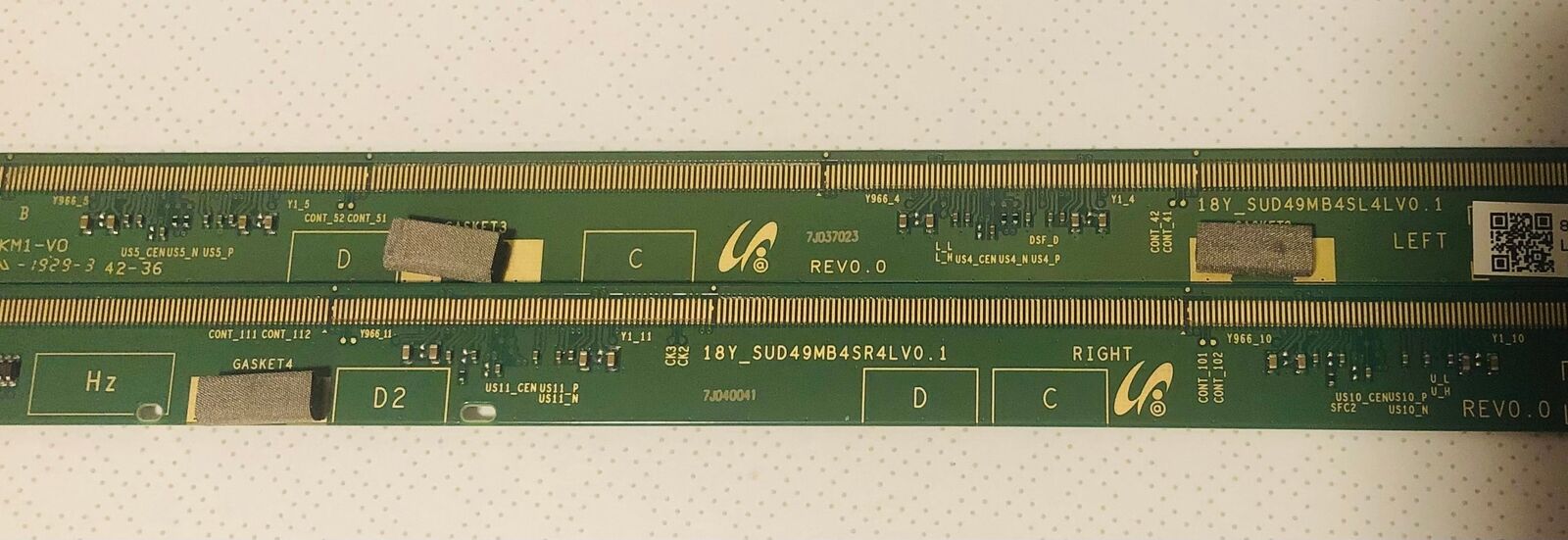 18Y_SUD49MB4SL4LV0.1 18Y_SUD49MB4SR4LV0.1 T-CON BOARDS - SONY KD-49XG9005