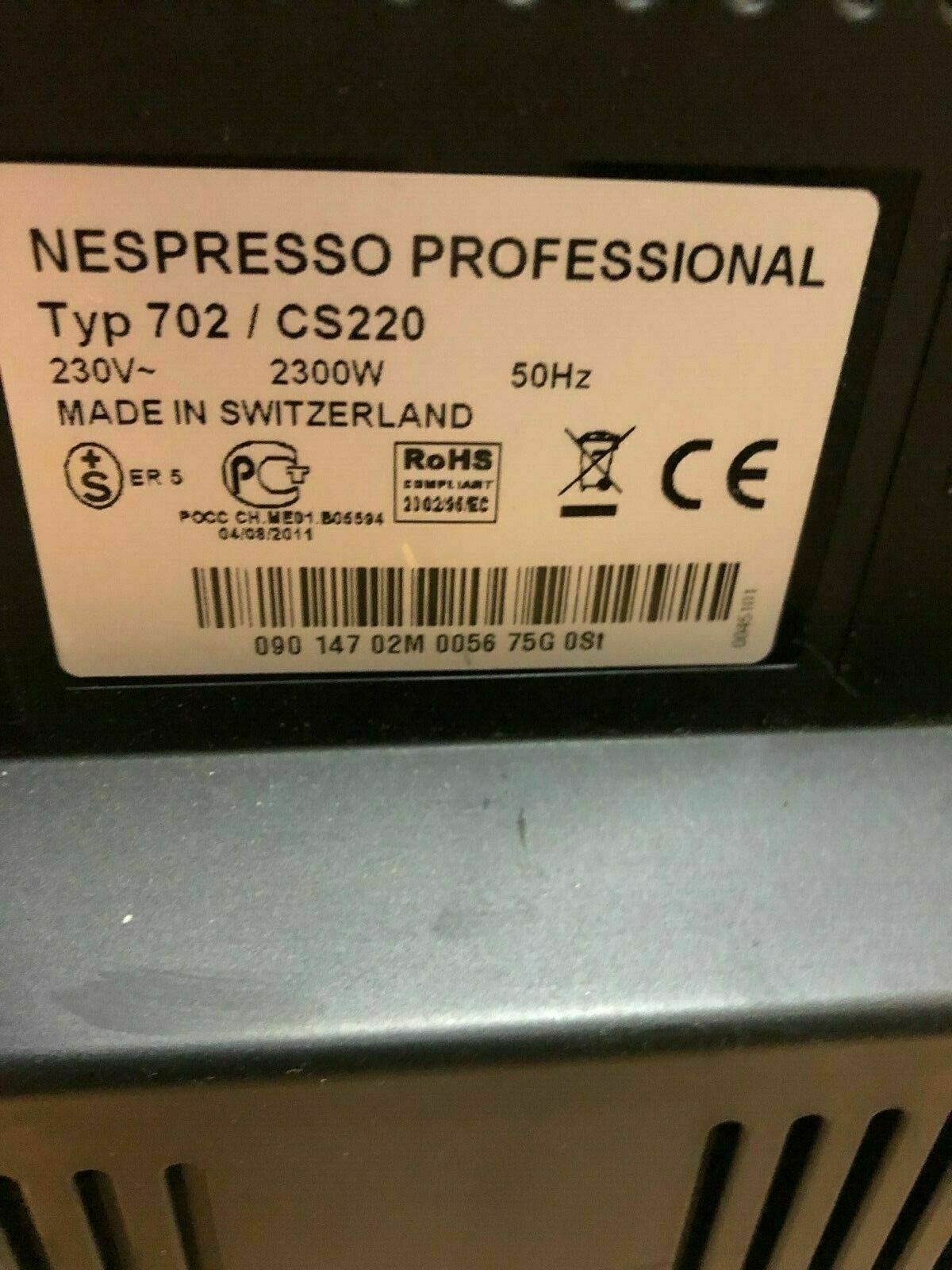 Gemini CS 220 Coffee Machine Nespresso Professional