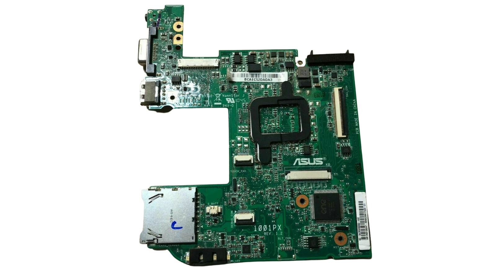 1001PX Asus mainboard from Asus Eee PC series  (defect - for spare parts)