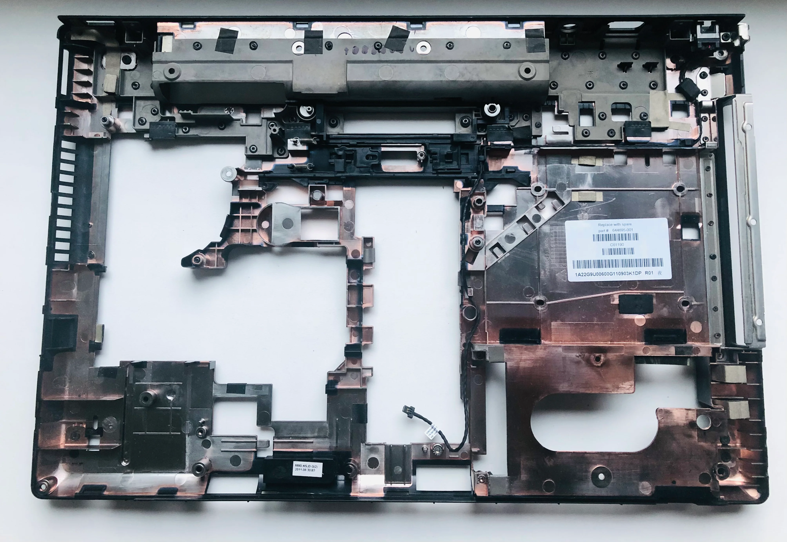 HP ProBook 6560B Laptop Bottom Base Case- 644695-001