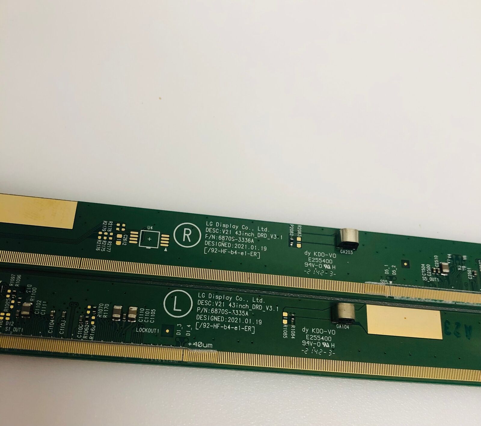 LG 43UP77006LB - 6870S-3336A 6870S-3335A LCD PANEL PCB BOARD