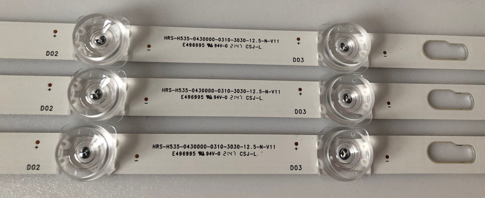 HRS-H535-0430000-0310-3030-12.5-N-V11 BACKLIGHTS FOR SAMSUNG UE43AU7172U