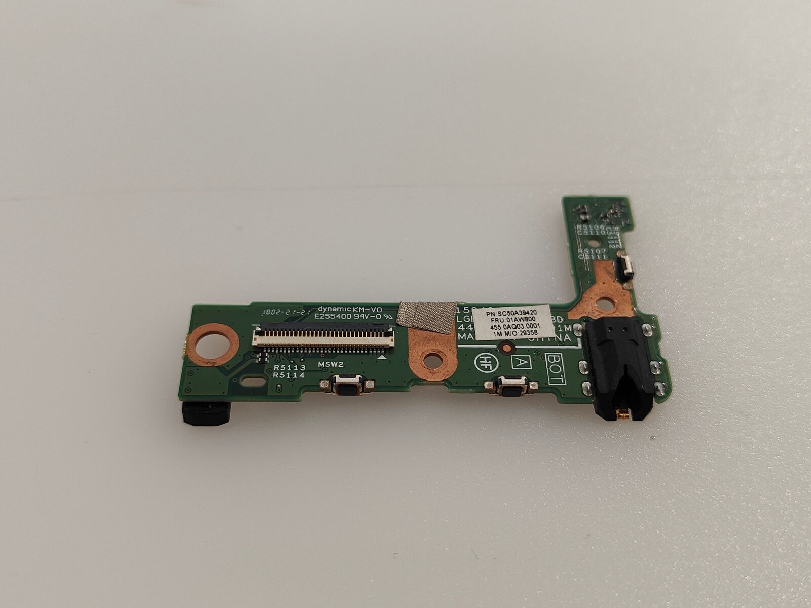 Audio Board - 01AW800 SC50A39420 - Lenovo ThinkPad X1 Tablet 2nd Gen