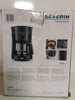 Ecost Customer Return, SEVERIN KA 4815 Type Coffee Machine for Ground Filter Coffee 10 Cups with Gla